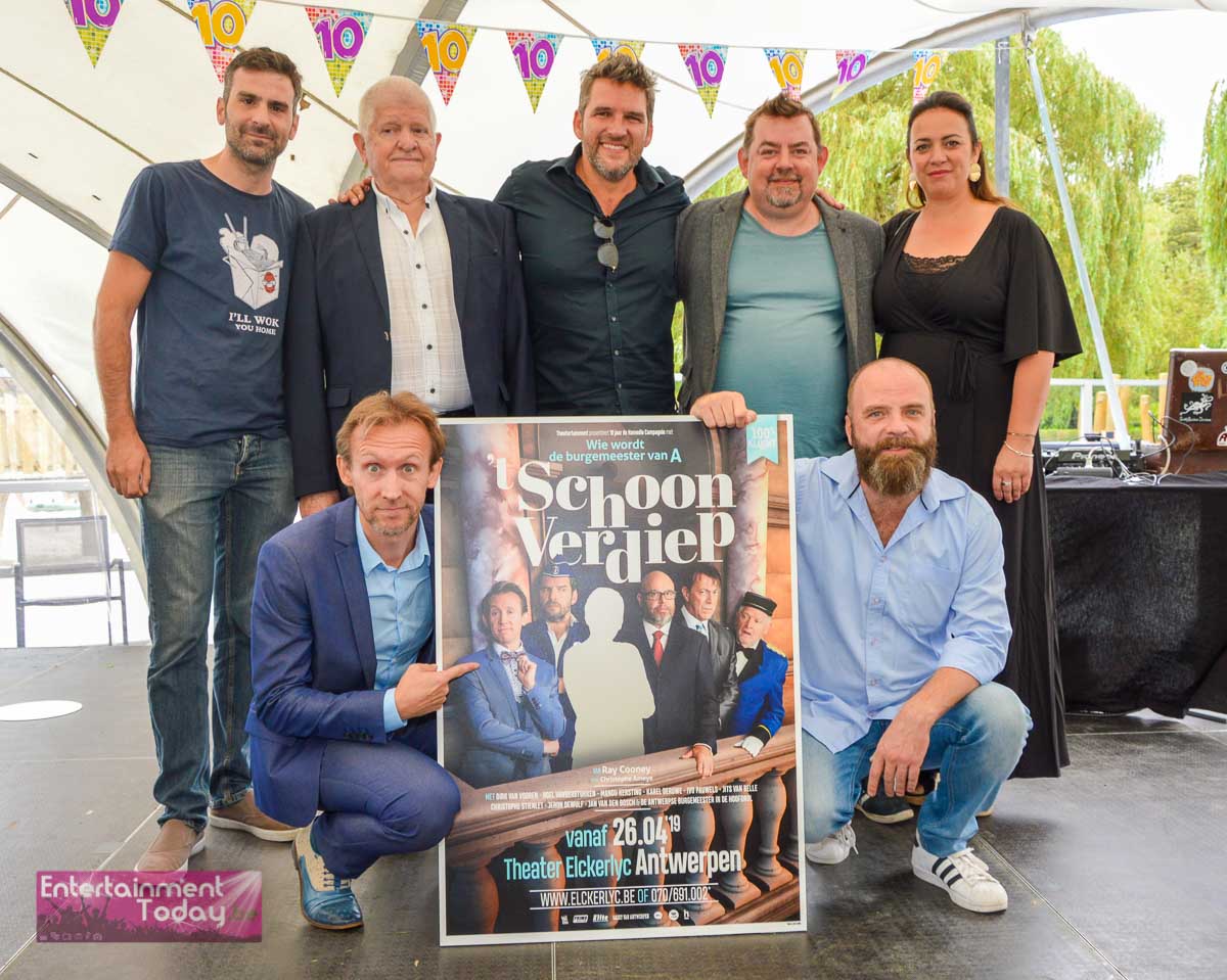 De cast van 't Schoon Verdiep - © Christof Desmedt