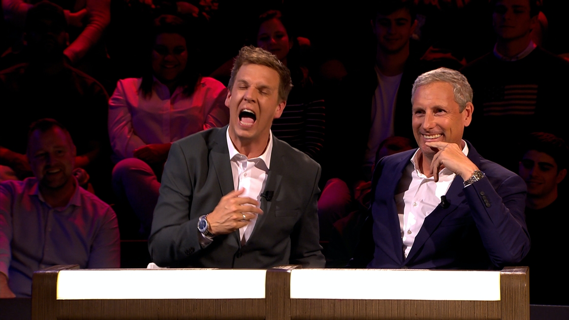 James Cooke en Gert Verhulst in De Slimste Mens