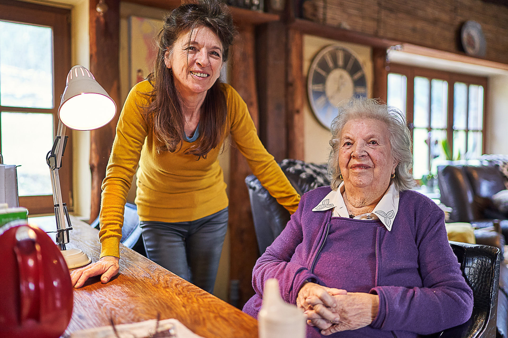 Christa Planckaert en mémé Clara