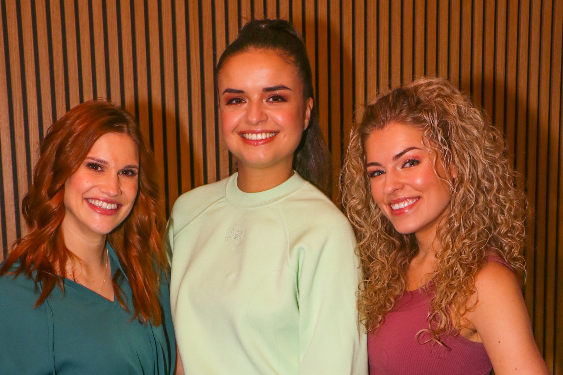 Hanne Verbruggen, Julia Boschman en Marthe De Pillecyn van K3